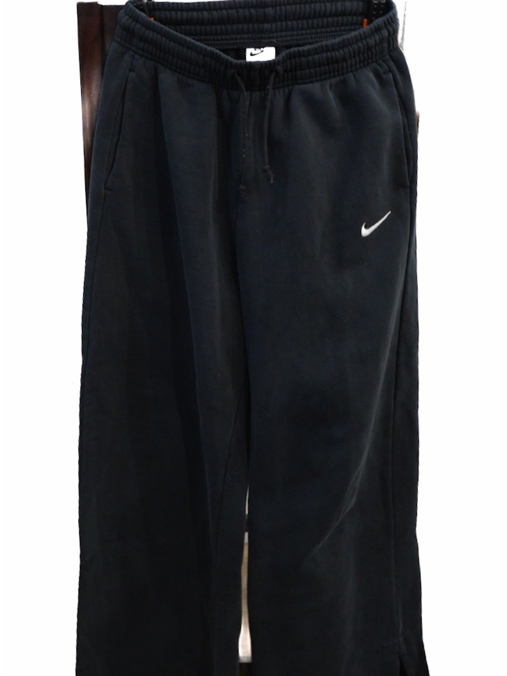 Nike W Black Sweatpants with Swoosh